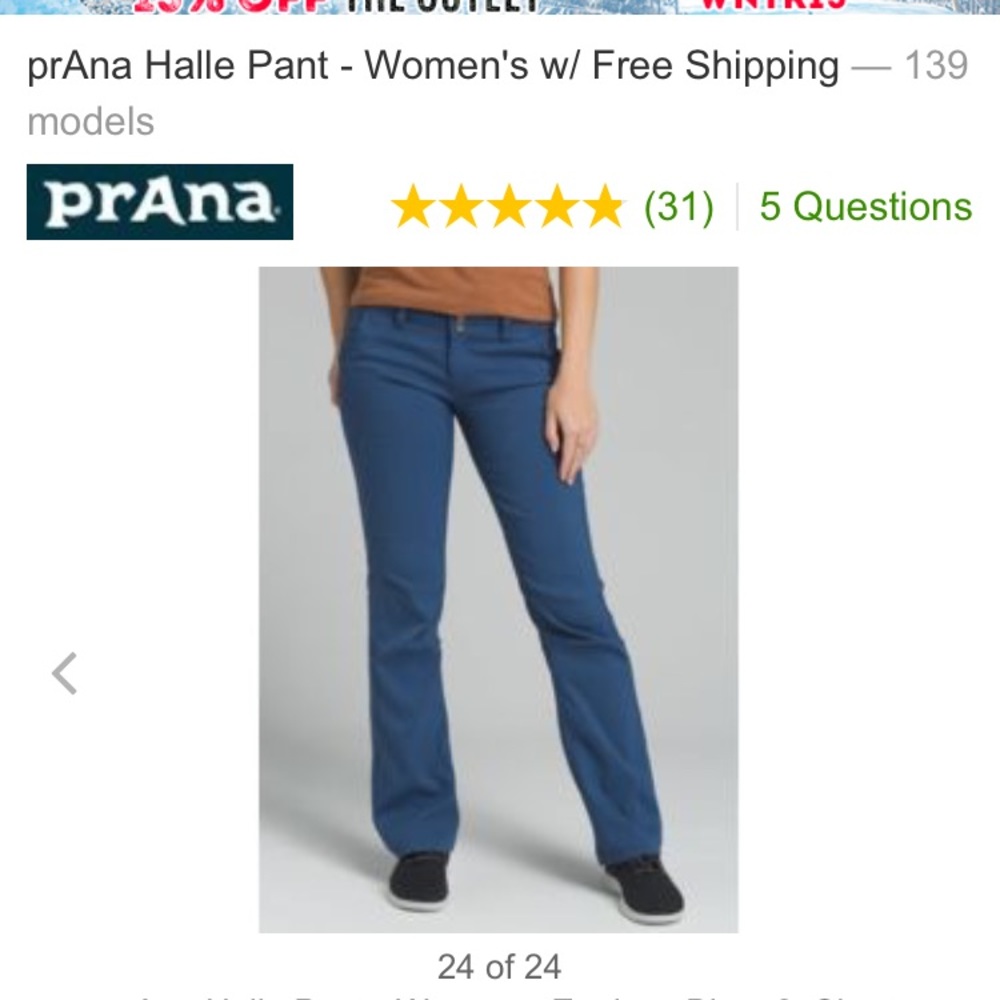 PrAna Halle Pant